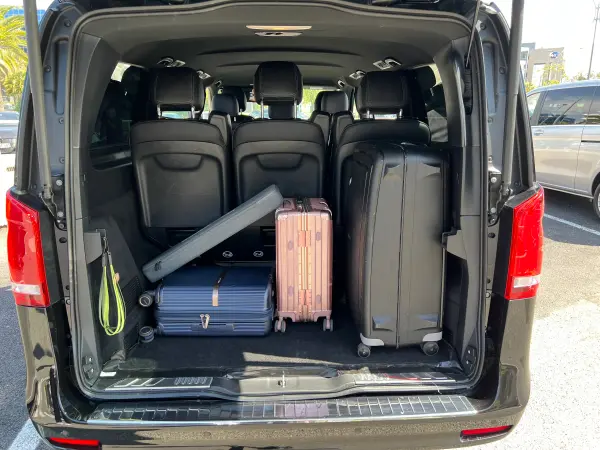 Nice Sanremo Driver: Shopping cases in van