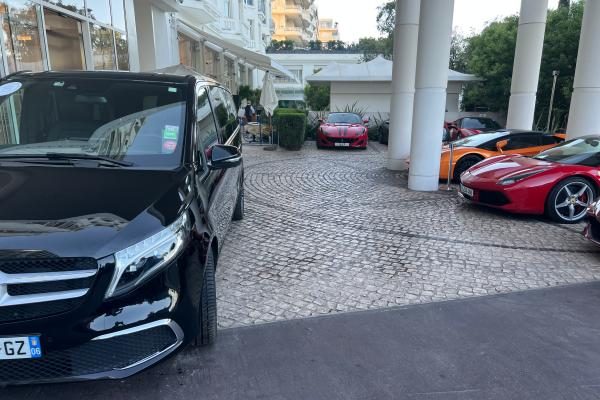 Nice Monaco Driver: Van Vito over the Fairmont hotel park